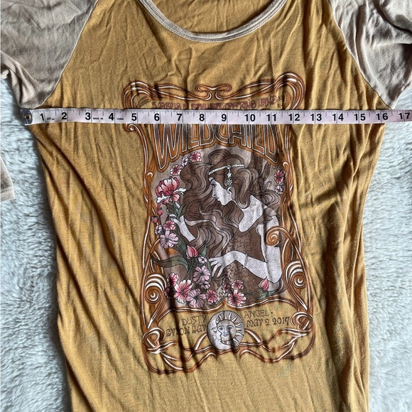 Spell | Mustard Wild Child Raglan Tee Dress | L - Picture 15 of 16